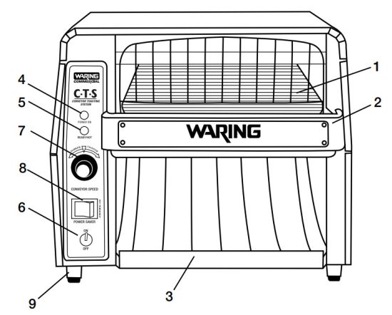 WARING COMMERCIAL CTS1000 Commercial Converyor Toaster - PARTS