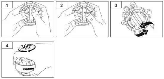 PROZIS Grippo Grip Strenght Tool - Digital counter functions