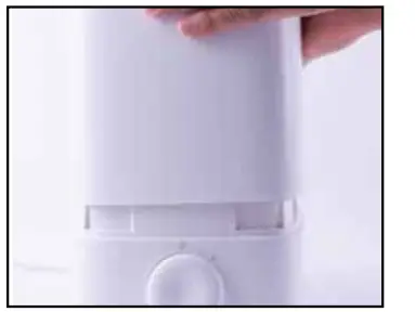 AIR INNOVATIONS HUMID61 Clean Mist Top Fill Ultrasonic Humidifier - Water Tank