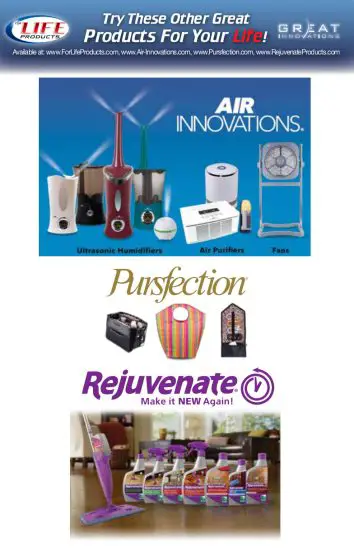 AIR INNOVATIONS HUMID61 Clean Mist Top Fill Ultrasonic Humidifier - fig