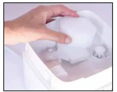 AIR INNOVATIONS HUMID61 Clean Mist Top Fill Ultrasonic Humidifier - foam insert