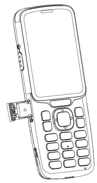 MobyData M52 Luna Enterprise Digital Assistant Mobile Phone - usb card
