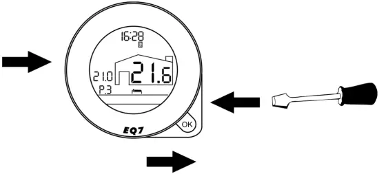 OPENING THE THERMOSTAT