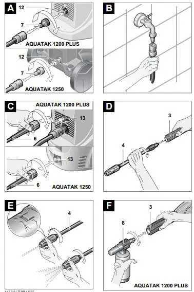 AQUATAK 1200 Plus Pressure Washer 2