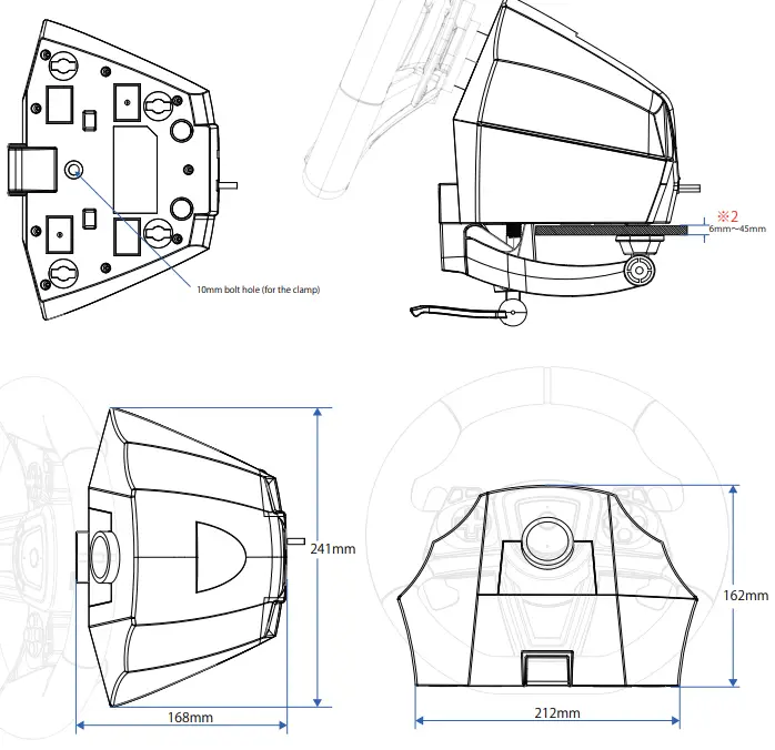 HORI PS4-052 Racing wheel APEX for PlayStation 4