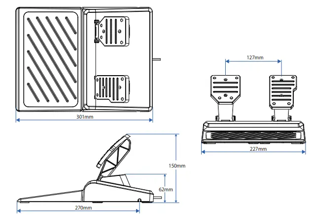 HORI PS4-052 Racing wheel APEX for PlayStation 5