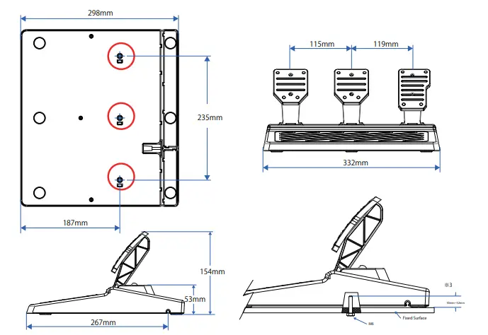 HORI PS4-052 Racing wheel APEX for PlayStation 8