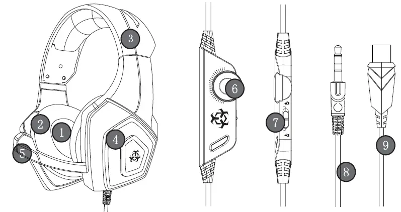 ArkarTech V1 Pro Gaming Headset 1