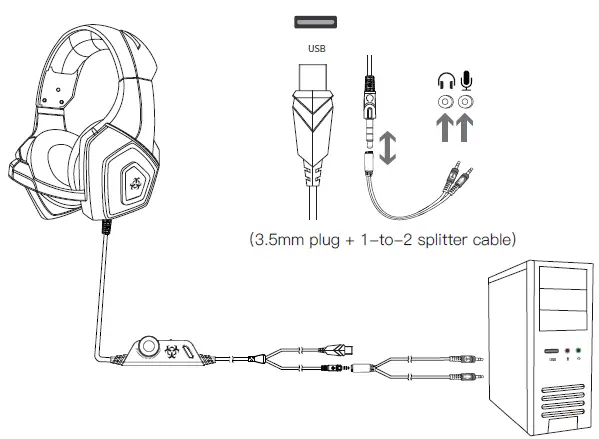 ArkarTech V1 Pro Gaming Headset 2