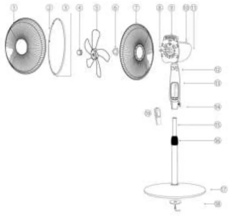 Nuvoo-NVO-SF40BK-16-Inch-(40cm)-Stand-Fan-FIG5