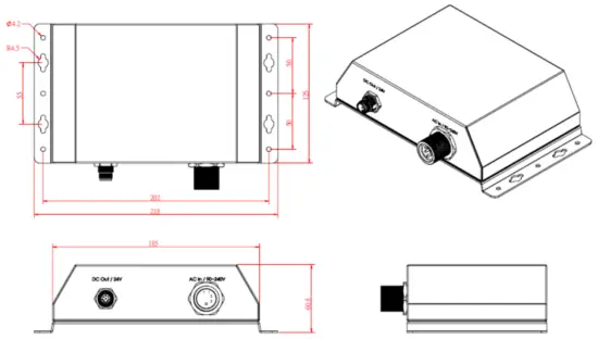 iBASE SSPA 24 AC to DC 90W Power Adaptor