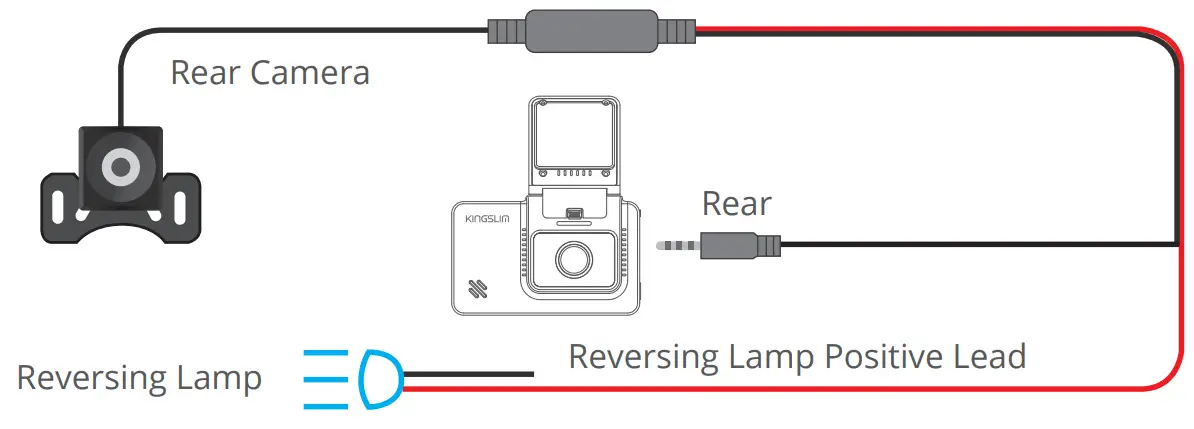 KINGSLIM D4 4K Dual Dash Cam - Device 13