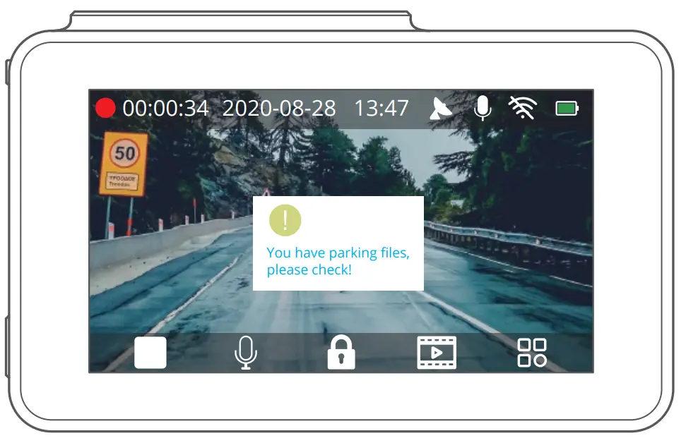 KINGSLIM D4 4K Dual Dash Cam - Device 8