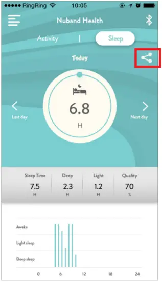 nuband N G0045 Jr Champs Activity and Sleep Tracker - FIG 25