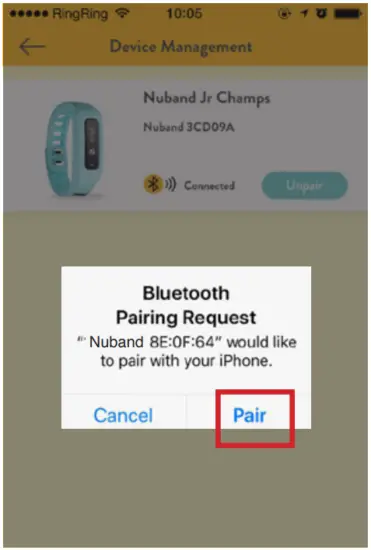 nuband N G0045 Jr Champs Activity and Sleep Tracker - FIG 7