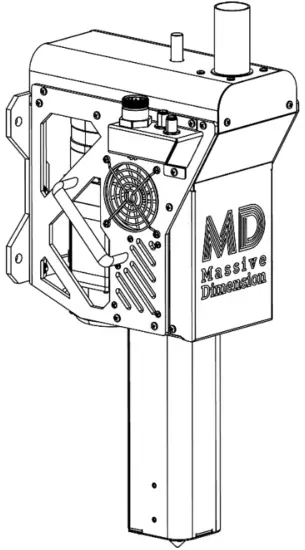 Massive Dimension MDPE10 Direct Print Particle Extruder Standard Series