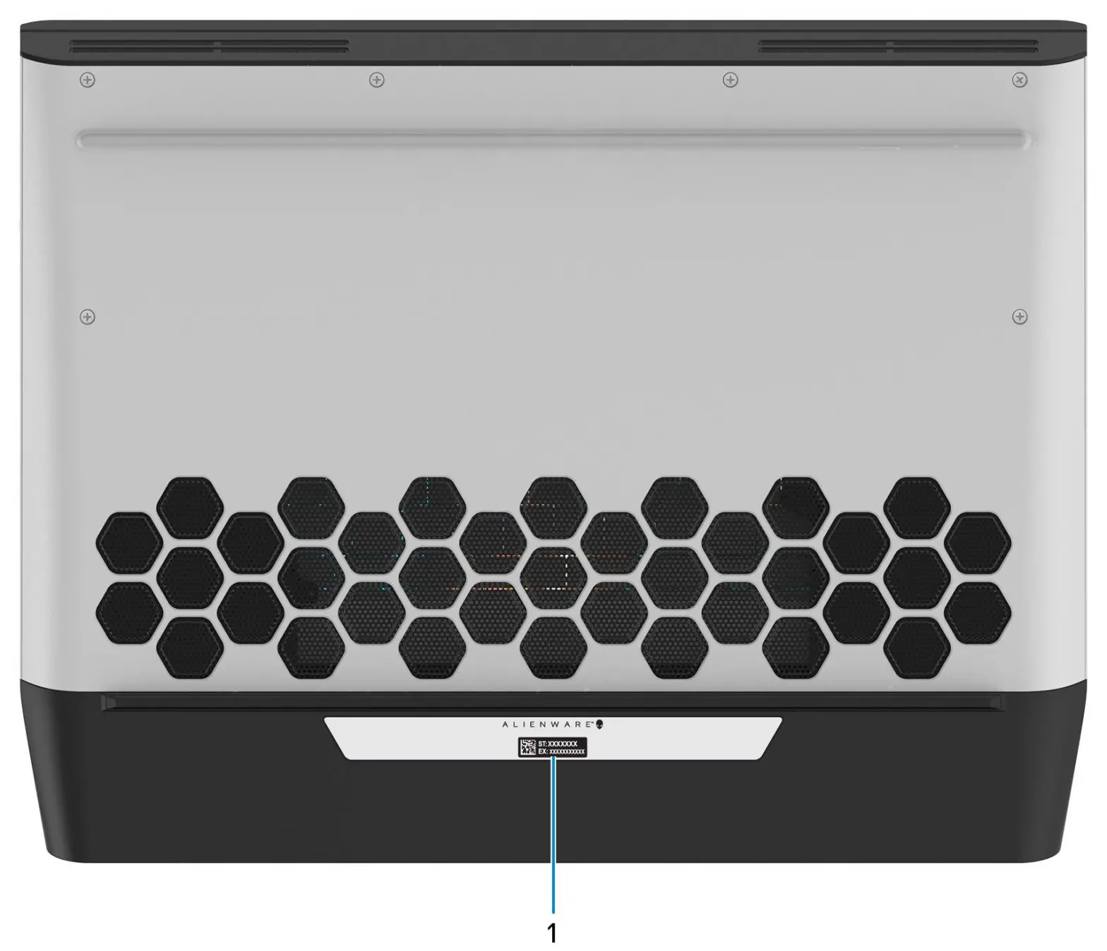 Alienware Area-51m R2 Gaming Laptop Bottom