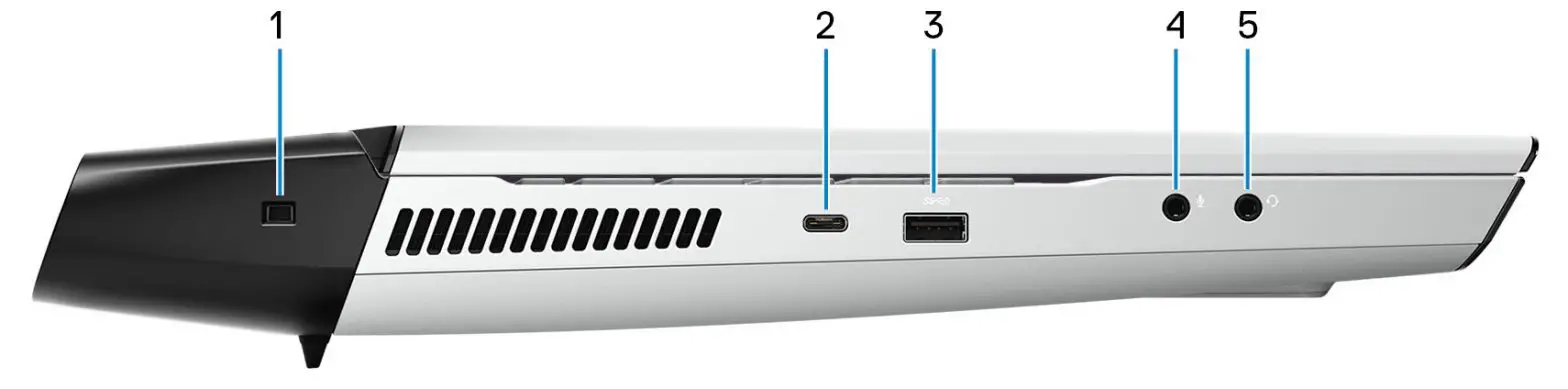 Alienware Area-51m R2 Gaming Laptop Left