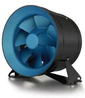 TerraBloom ECMF-WEB Duct Fan with Remote Speed Controller product image