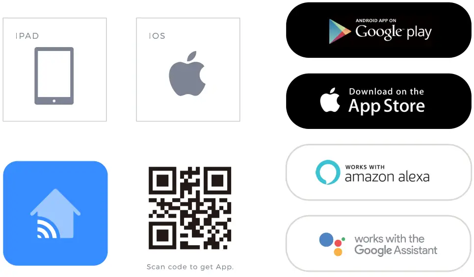 eboy EBE SHW11 B LED Lamp - Qr Code