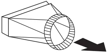 Zephyr ZRP E36BS Roma Pro Wall Mount Range Hood - Duct pieces 10