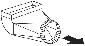 Zephyr ZRP E36BS Roma Pro Wall Mount Range Hood - Duct pieces 11