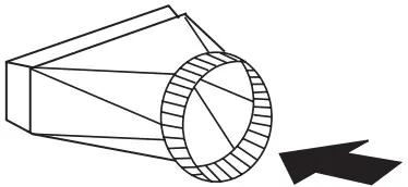 Zephyr ZRP E36BS Roma Pro Wall Mount Range Hood - Duct pieces 12