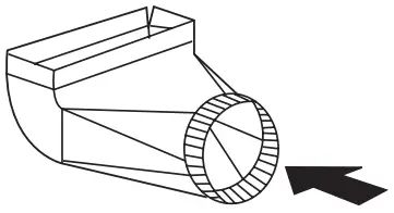 Zephyr ZRP E36BS Roma Pro Wall Mount Range Hood - Duct pieces 13