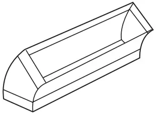 Zephyr ZRP E36BS Roma Pro Wall Mount Range Hood - Duct pieces 4