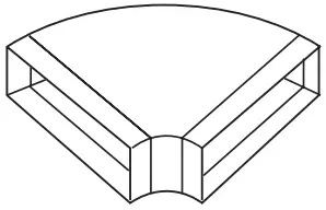 Zephyr ZRP E36BS Roma Pro Wall Mount Range Hood - Duct pieces 5