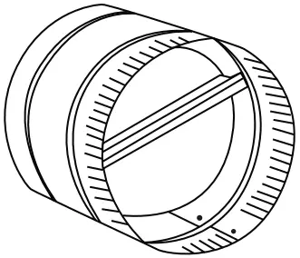 Zephyr ZRP E36BS Roma Pro Wall Mount Range Hood - Duct pieces 7