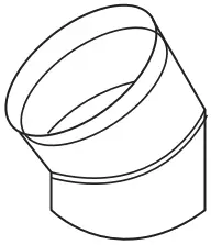 Zephyr ZRP E36BS Roma Pro Wall Mount Range Hood - Duct pieces 9