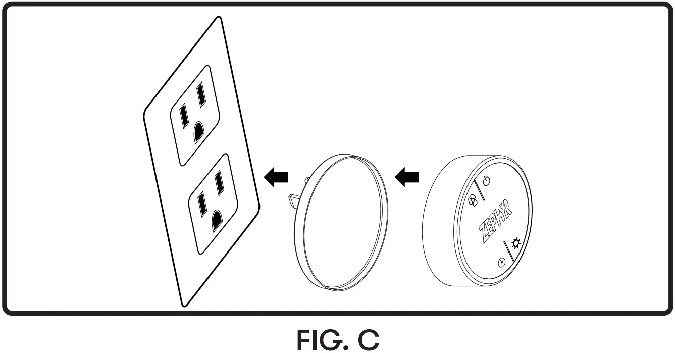 Zephyr ZRP E36BS Roma Pro Wall Mount Range Hood - FIG C