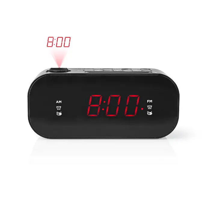 Nedis Clar009bk Alarm Clock Radio With Projection User Manual