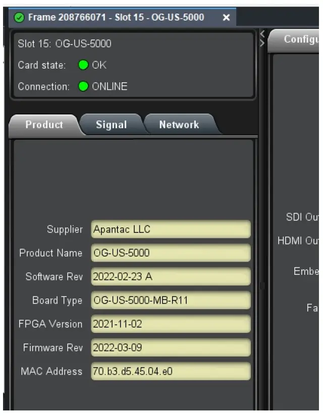 OG-US-5000 APANTAC openGear FIG 5