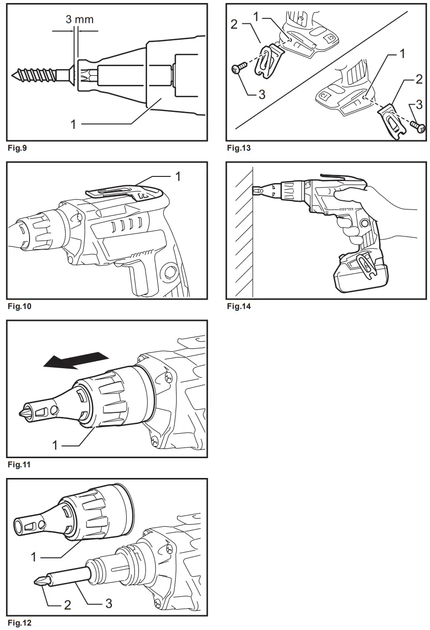 makita DFS452 Cordless Screwdriver - fig 2