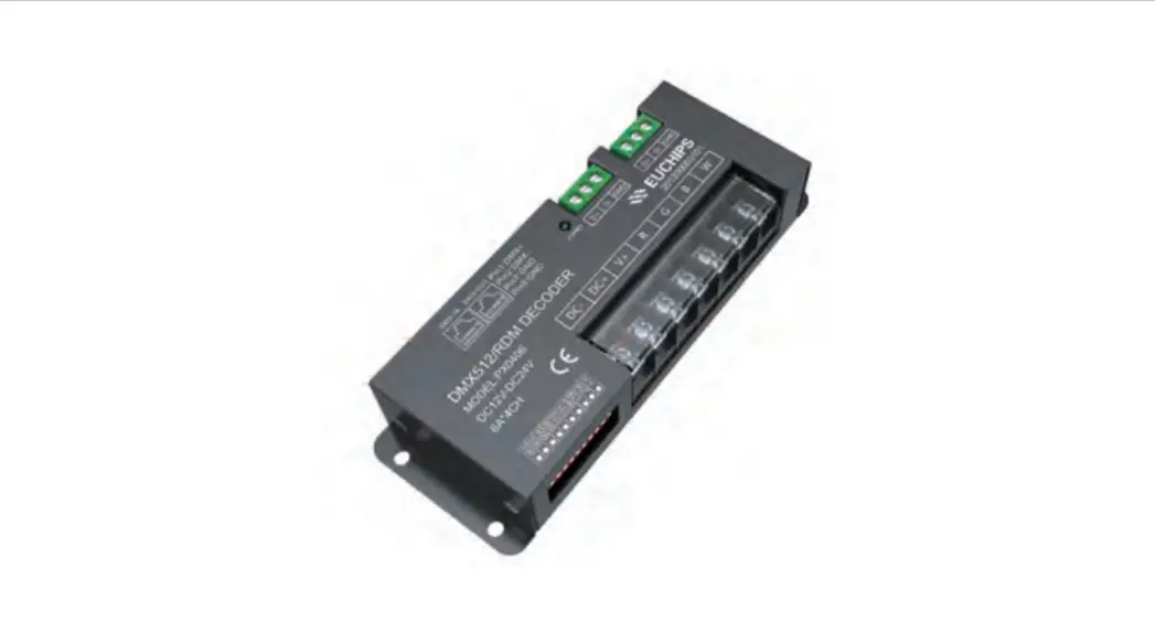 Lucas Led Px0406 Rdm Rgbw Decoder Instruction Manual