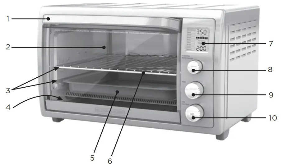 Black Decker TOD5030SC Convection Oven - COUNTERTOP OVEN