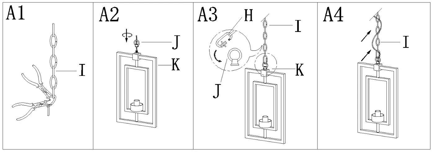 Optimant Lighting A03972 Pendant Lighting - accessories