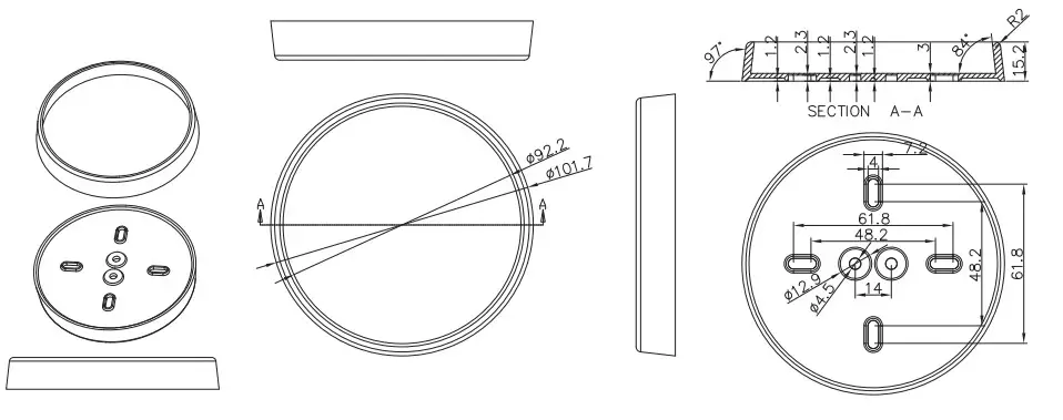 HYTRONIK HIR23 D2 PIR Motion Sensor - figure 4