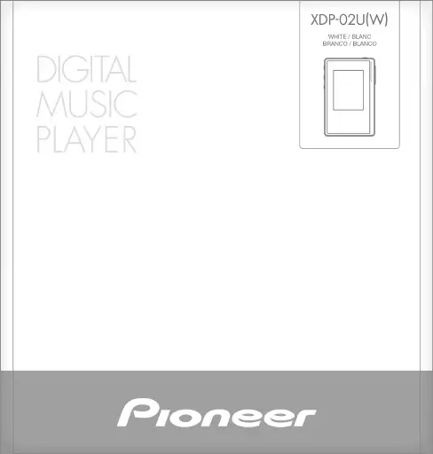 Pioneer Digital Audio Player -Accessories