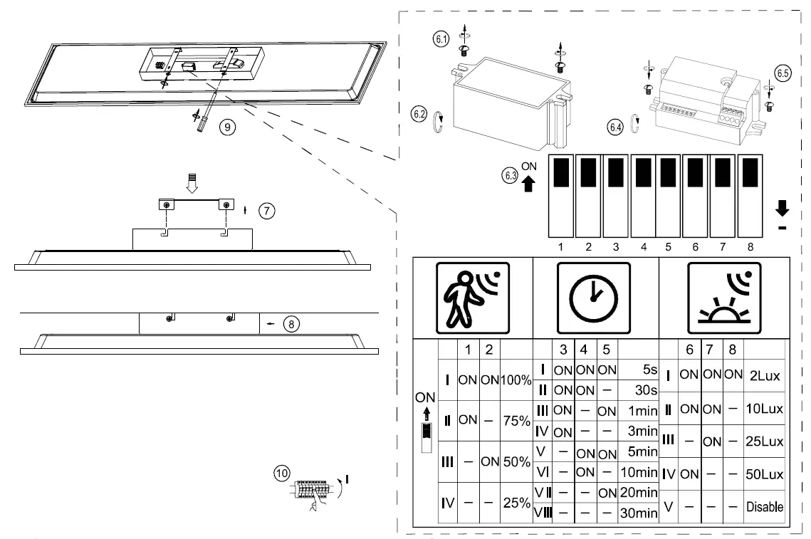 LeuchtenDireckt 996308 FLEET LED Ceiling Light fig 3