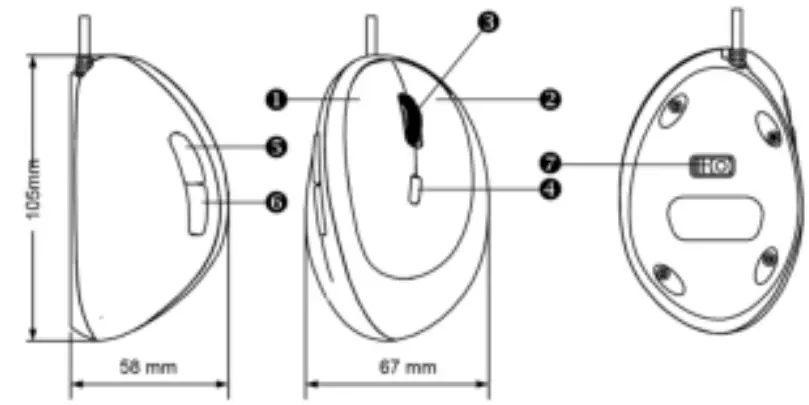perixx-PERIDUO-406A 3-In-1-Wired-Compact-Ergonomic-Keyboard-with-Vertical-Mouse-and-Numeric-Keypad-3