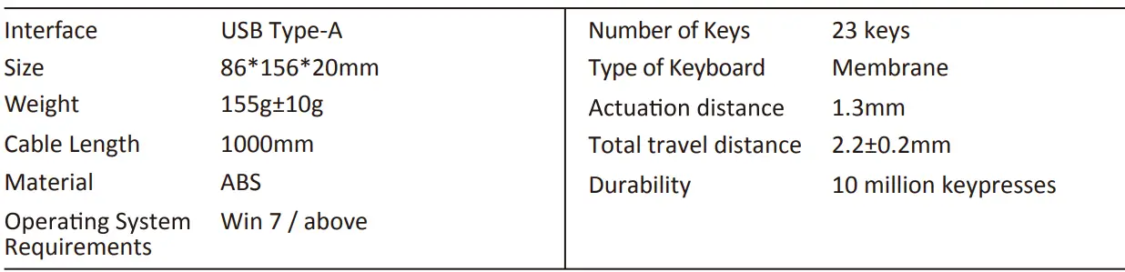 perixx-PERIDUO-406A 3-In-1-Wired-Compact-Ergonomic-Keyboard-with-Vertical-Mouse-and-Numeric-Keypad-8