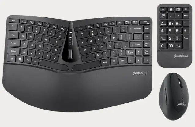 perixx-PERIDUO-406A 3-In-1-Wired-Compact-Ergonomic-Keyboard-with-Vertical-Mouse-and-Numeric-Keypad-PRODUCT