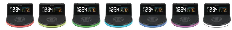 LA CROSSE TECHNOLOGY 617-148TXT Wireless Charging Alarm Clock-16