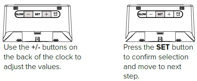 LA CROSSE TECHNOLOGY 617-148TXT Wireless Charging Alarm Clock-2