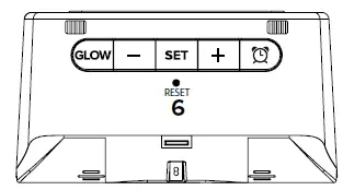 LA CROSSE TECHNOLOGY 617-148TXT Wireless Charging Alarm Clock-4