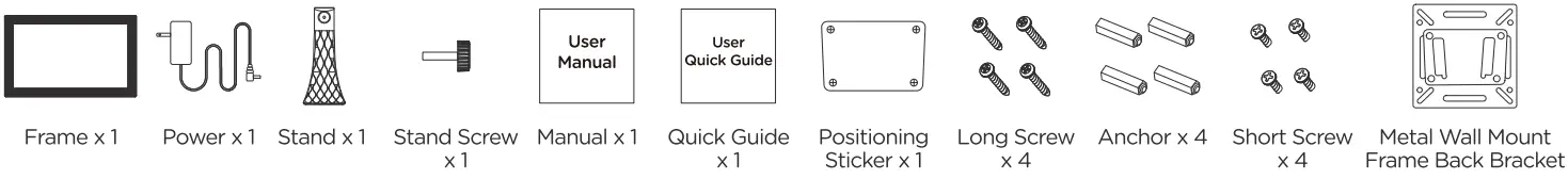 skyzoo M15R2 156 Inch FHD WiFi Digital Photo Frame - Fig 2