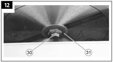 MEEC TOOLS 017711 Table Saw with Castors 12